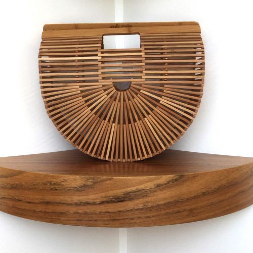 Bolso Cult Gaia grande de madera de Bamboo - Upscale Store Valencia Patos