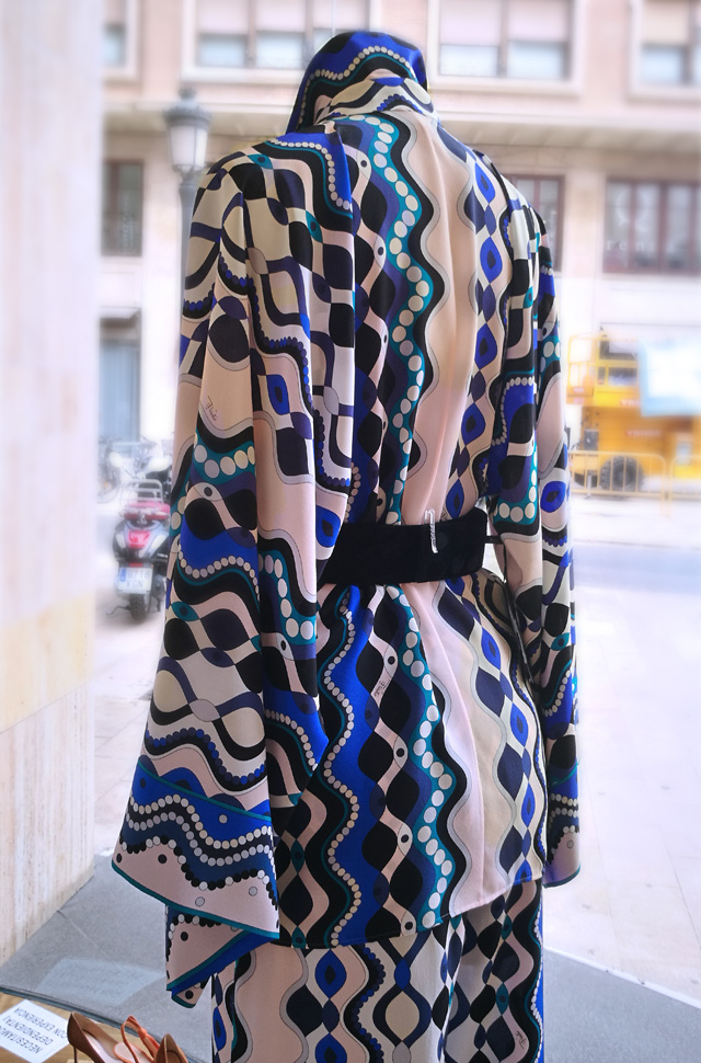 Camisa y pantalón de Emilio Pucci 2018 en seda estampado Panneau - Patos Valencia