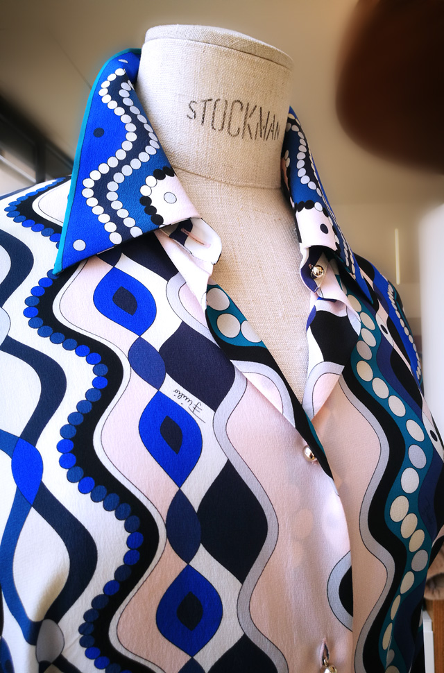 Camisa y pantalón de Emilio Pucci 2018 en seda estampado Panneau - Patos Valencia
