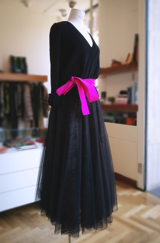 Falde de Rochas y pullover de Roberto Collina, Colección Otoño Invierno 2019 / 2020 - PATOS Valencia
