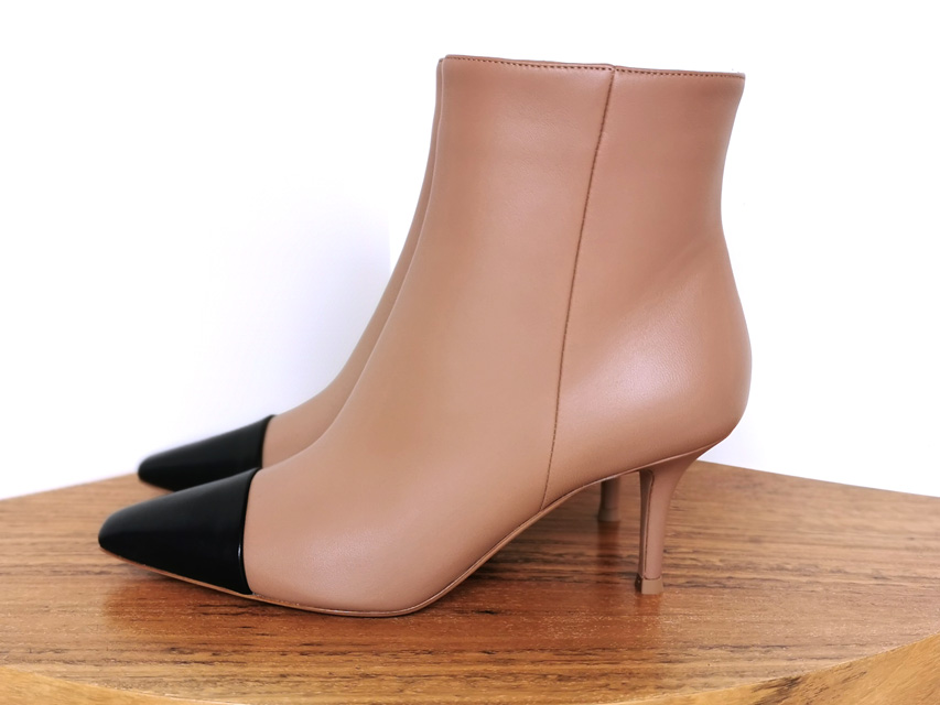 Botín de Gianvito Rossi 2019 / 2020 beige y negro - PATOS Valencia