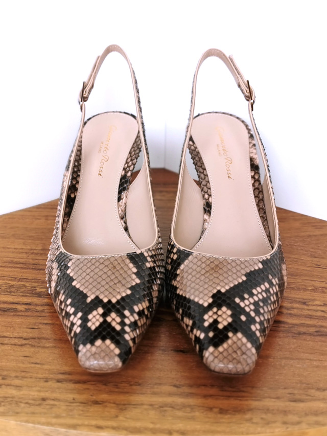 Pumps de Gianvito Rossi en piel de serpiente 2019 / 2020 - PATOS Valencia