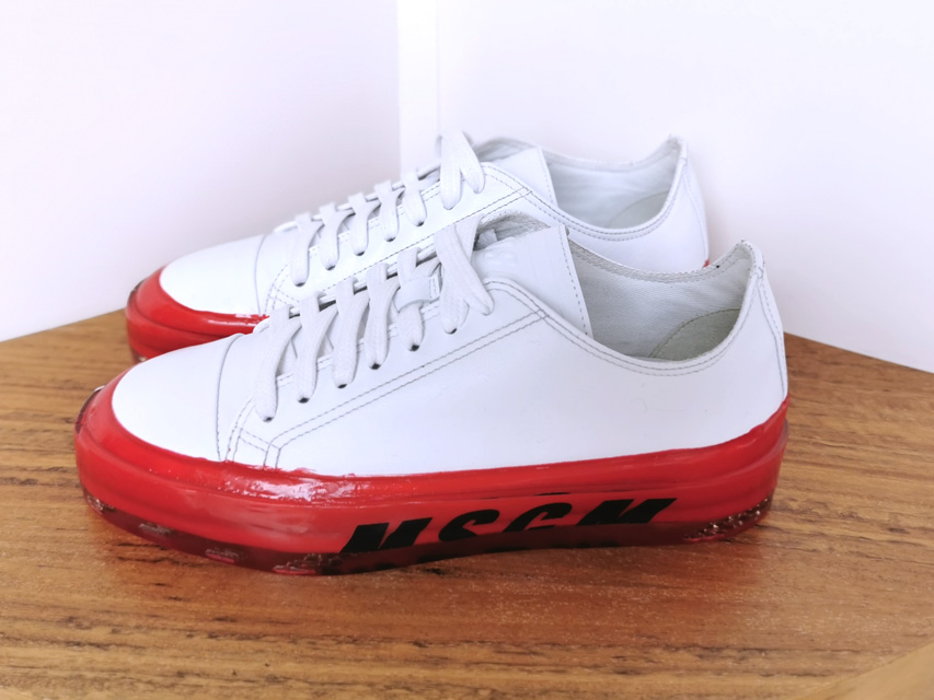 Sneakers de MSGM blancas y suela roja - PATOS Valencia