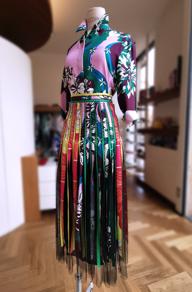 Camisa y falda de EMILIO PUCCI 2020 Primavera Verano - PATOS Valencia