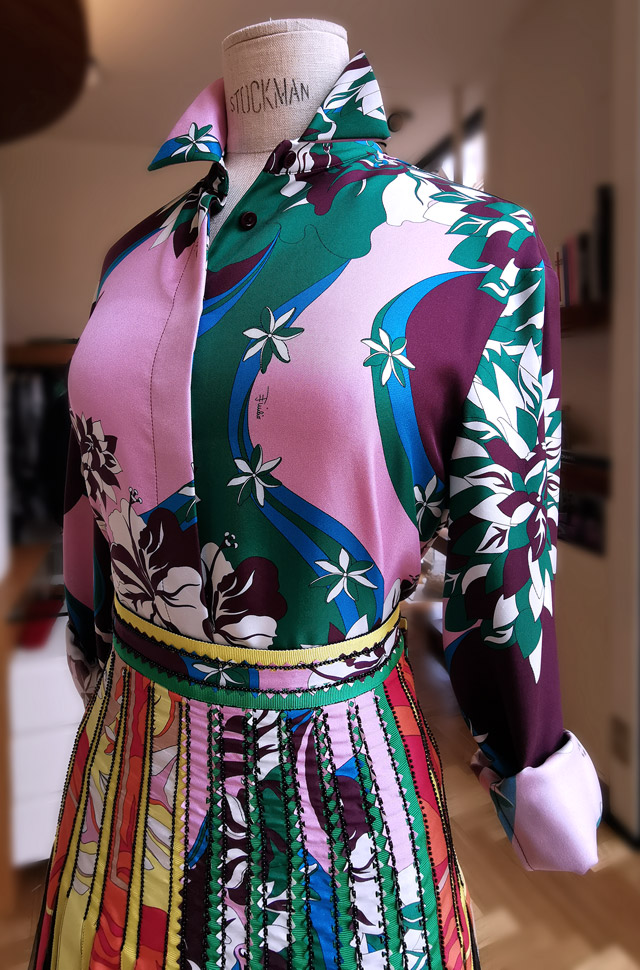 Camisa y falda de EMILIO PUCCI 2020 Primavera Verano - PATOS Valencia