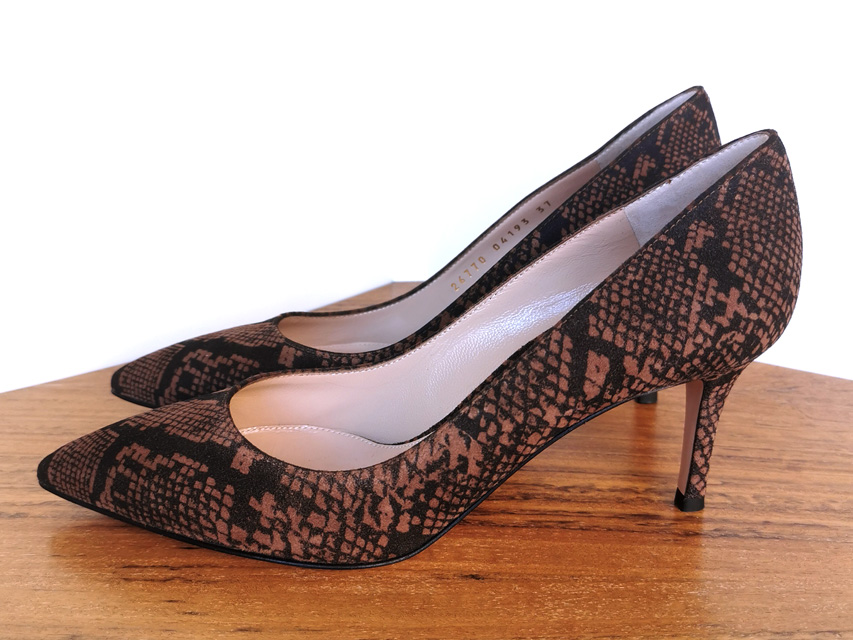 Pumps con sprint de serpiente de GIANVITO ROSSI, otoño invierno 2020 / 2021 - PATOS Valencia