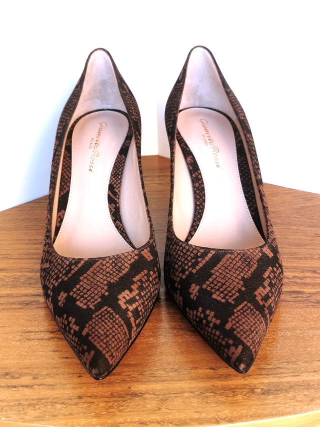 Pumps con sprint de serpiente de GIANVITO ROSSI, otoño invierno 2020 / 2021 - PATOS Valencia