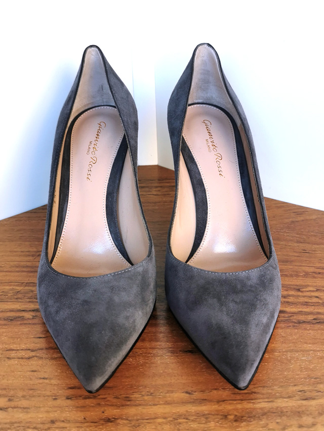 Zapato salón GIANVITO ROSSI gris, otoño invierno 2020 / 2021 - PATOS Valencia