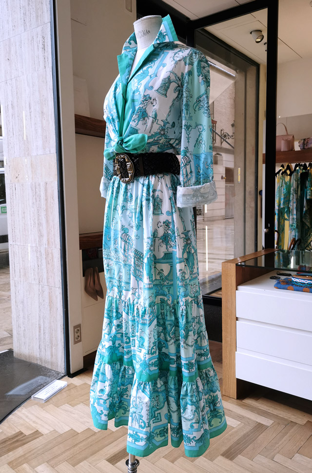 Vestido ETRO coordinado camisa y falda primavera verano 2021 - PATOS Valencia