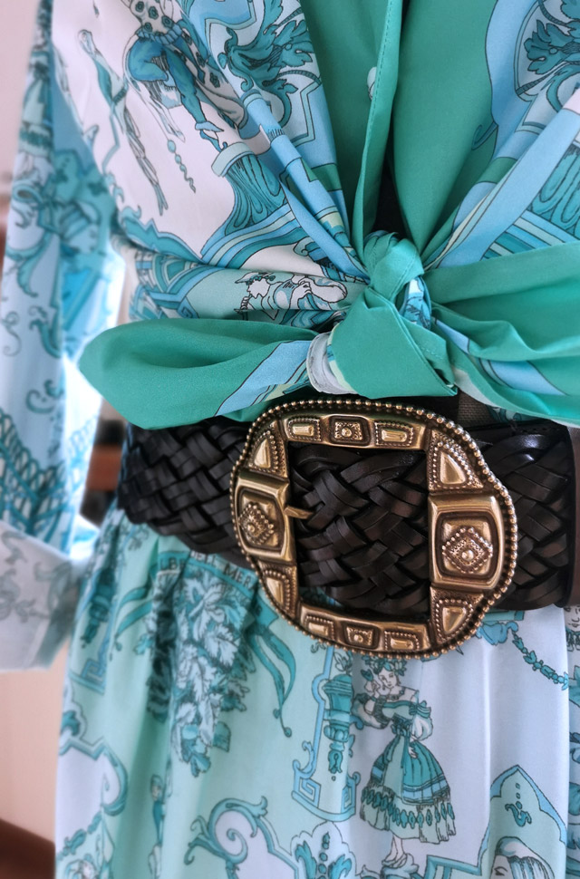 Vestido ETRO coordinado camisa y falda primavera verano 2021 - PATOS Valencia
