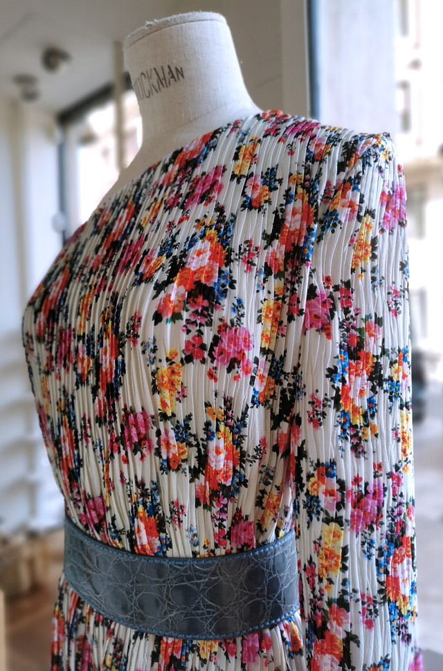 Vestido MSGM asimétrico estampado primavera verano 2021 - PATOS Valencia