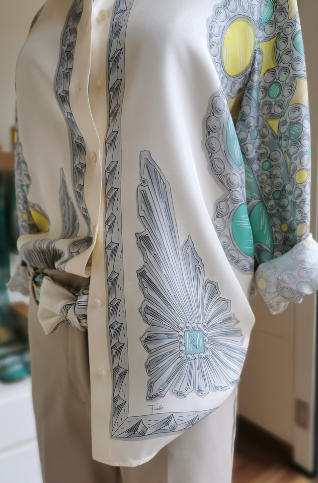 Camisa Marylin Monroe de EMILIO PUCCI otoño invierno 2021 / 2022 - PATOS Valencia, España