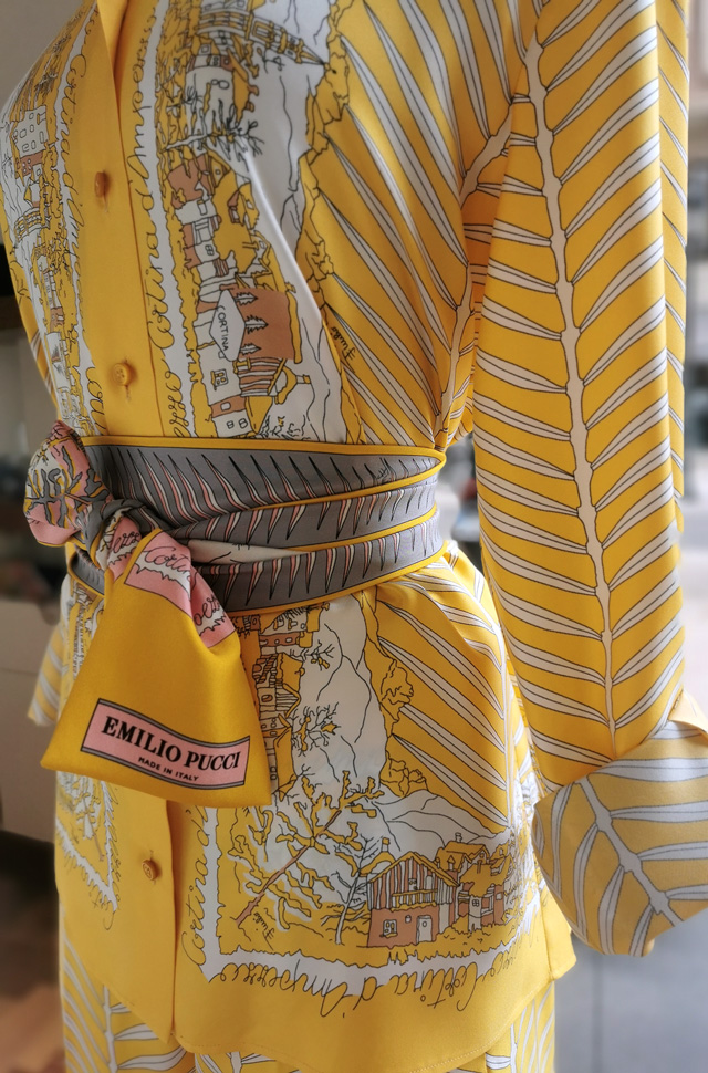 Coordinado de EMILIO PUCCI de camisa y pantalón otoño invierno 2021 / 2022 - PATOS Valencia, España