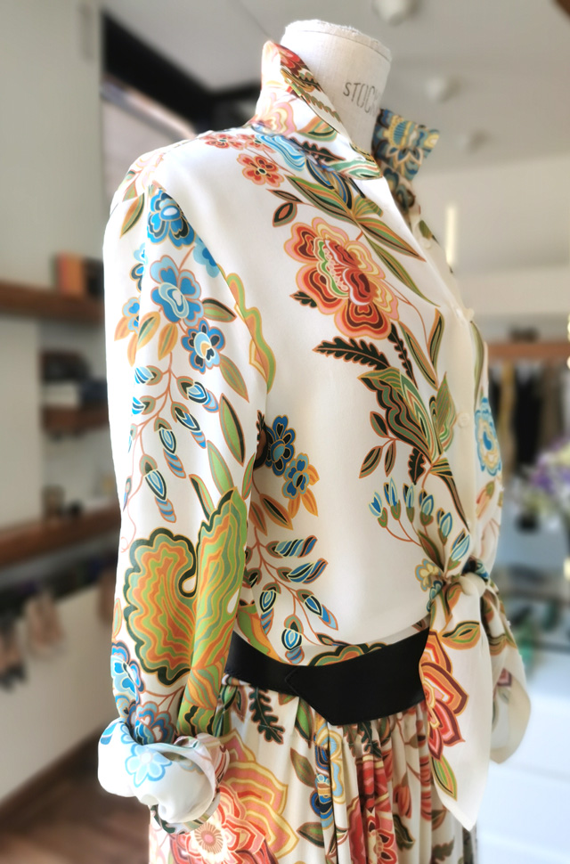 Coordinado de ETRO falda y camisa otoño invierno 2021 / 2022 - PATOS Valencia, España
