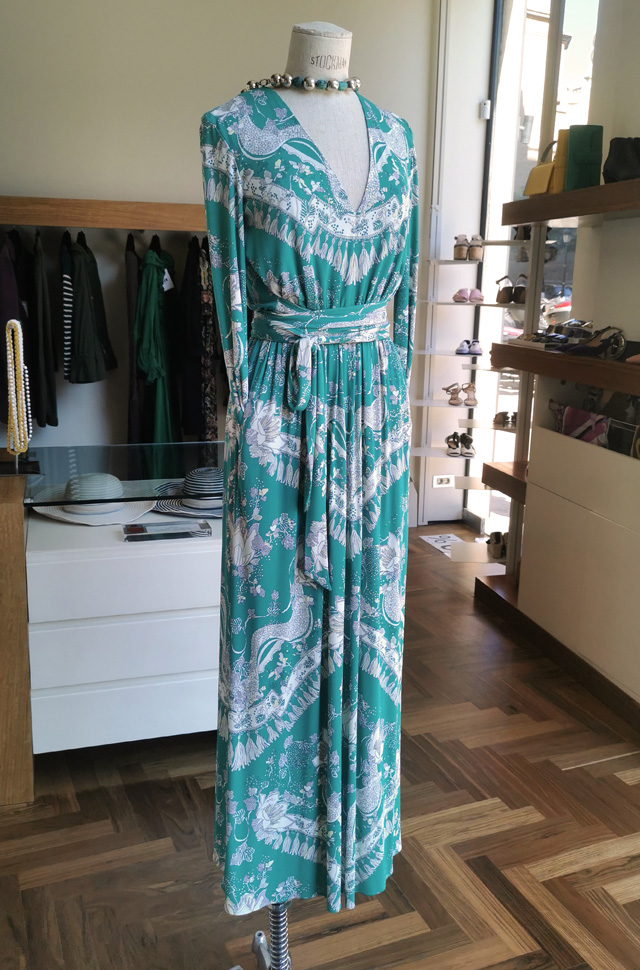 Vestido de EMILIO PUCCI Otoño Invierno 2021 / 2022 de punto de seda - PATOS Valencia, España
